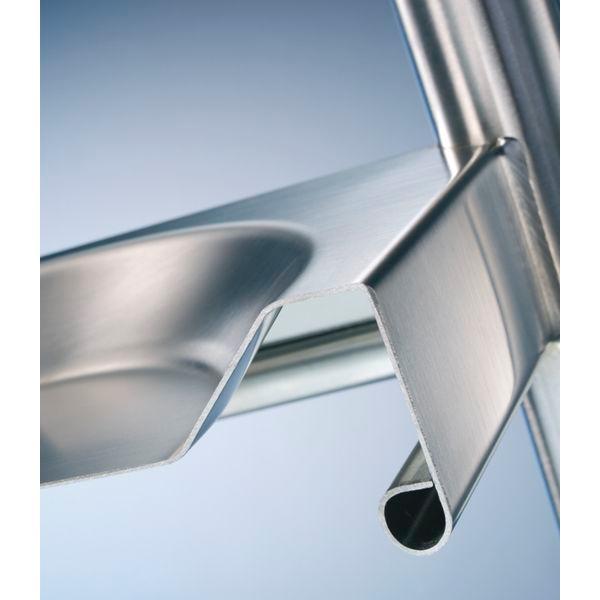 Edelstahl Servierwagen, 3 Borde, SW 6x4-3-3