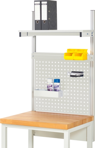 System-Aufbau - Komplettset 01, für Produktbreite 750 mm, RAL7035/RAL7035