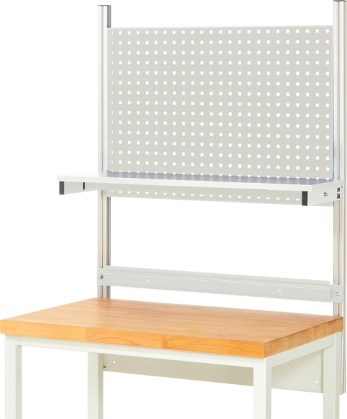 System-Aufbau - Komplettset 01, für Produktbreite 1000 mm, RAL7035/RAL7035