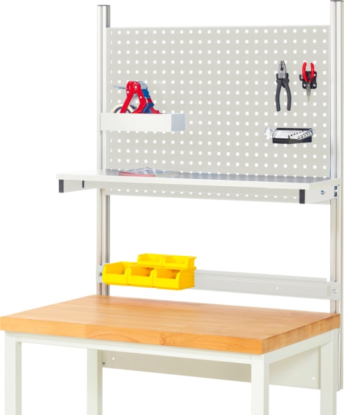 System-Aufbau - Komplettset 01, für Produktbreite 1000 mm, RAL7035/RAL7035