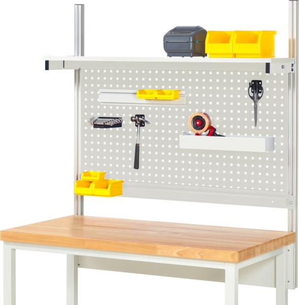 System-Aufbau - Komplettset 01, für Produktbreite 1250 mm, RAL7035/RAL7035