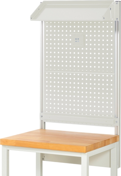 System-Aufbau - Komplettset 02, für Produktbreite 750 mm, RAL7035/RAL7035
