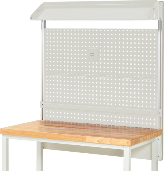 System-Aufbau - Komplettset 02, für Produktbreite 1250 mm, RAL7035/RAL7035