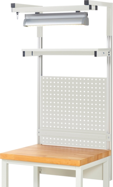 System-Aufbau - Komplettset 04, für Produktbreite 750 mm, RAL7035/RAL7035