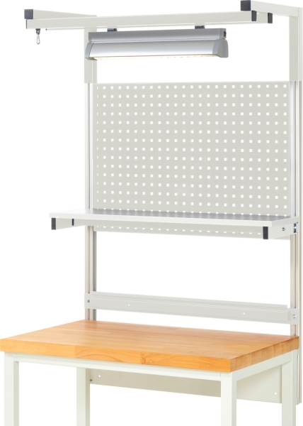 System-Aufbau - Komplettset 04, für Produktbreite 1000 mm, RAL7035/RAL7035