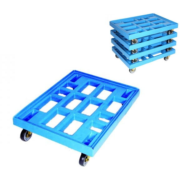 Sehr robuster Transportroller 810 x 610 mm