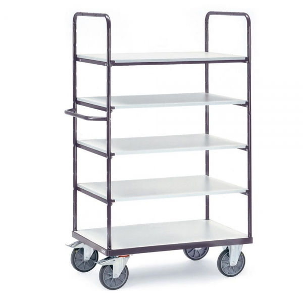 ESD-Etagenwagen mit 5 Böden, 600 kg Tragkraft