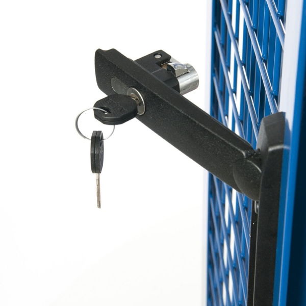 ESD-Gitterschrankwagen Schloss