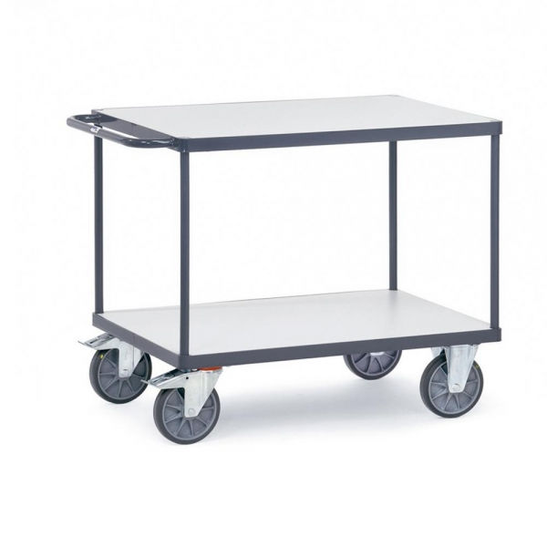 ESD-Tischwagen bis 600 kg, mit 2 Böden