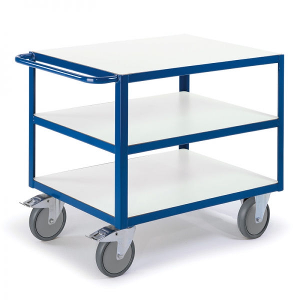 ESD-Tischwagen mit 3 Ladeflächen