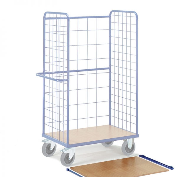 Etagenboden mit Halterung für hohen Etagenwagen (ohne Böden)