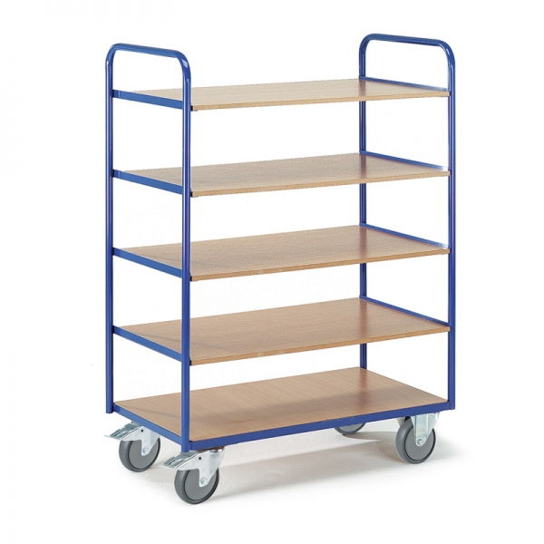 Etagenwagen mit 5 Böden, 250 kg Tragkraft