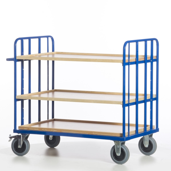 Etagenwagen-Grundmodell für Kästen, 500 kg Tragkraft, 975x675 mm LxB