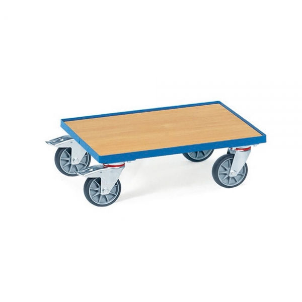 Eurokastenroller mit Holzplattform, Ladefläche 610x410 mm, 250 kg