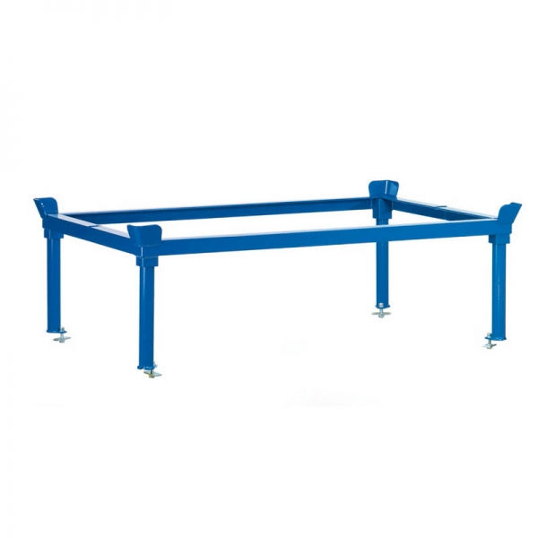 Aufsetzrahmen für Palettenfahrgstelle 1200 kg, zum Abstellen von Flachpaletten und Gitterboxen