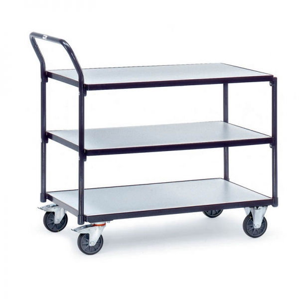 ESD-Tischwagen 300 kg, mit 3 Böden