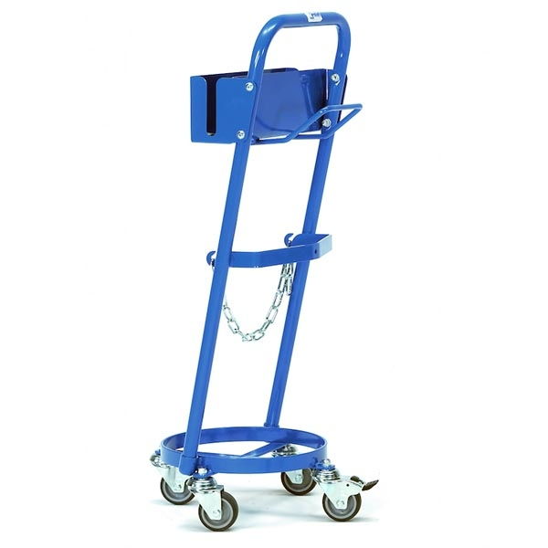 Stahlflaschenroller 80 kg, für 1 Propangasflasche 11 kg Inhalt