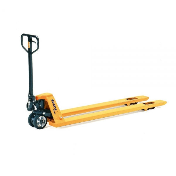 Gabelhubwagen bis 1500 kg, Lenkräder aus Vollgummi