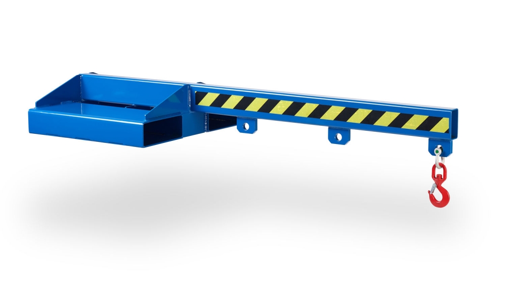 Gabelstapler Kranarm / Lastarm, 100-1000 kg Traglast, BxTxH 620x2400x190mm