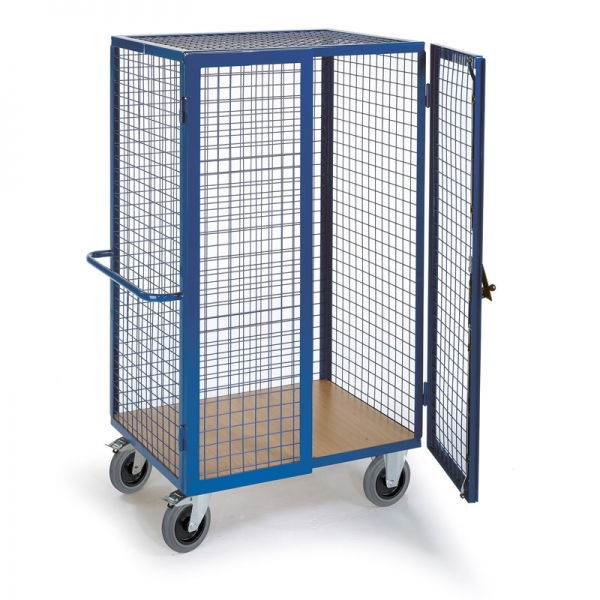 Gitter-Schrankwagen mit Zylinderschloss