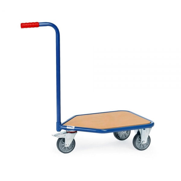 Griffroller 200 kg Tragkraft, Ladefläche 600x450 mm, Holzplattform