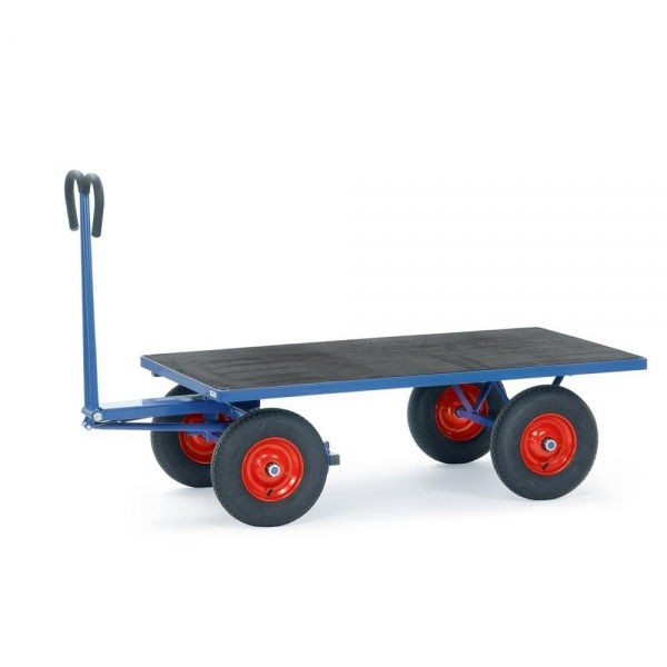 Handpritschenwagen bis 1250 kg, Plattform mit rutschsicherer Siebdruckplatte aus wasserfestem Sperrholz