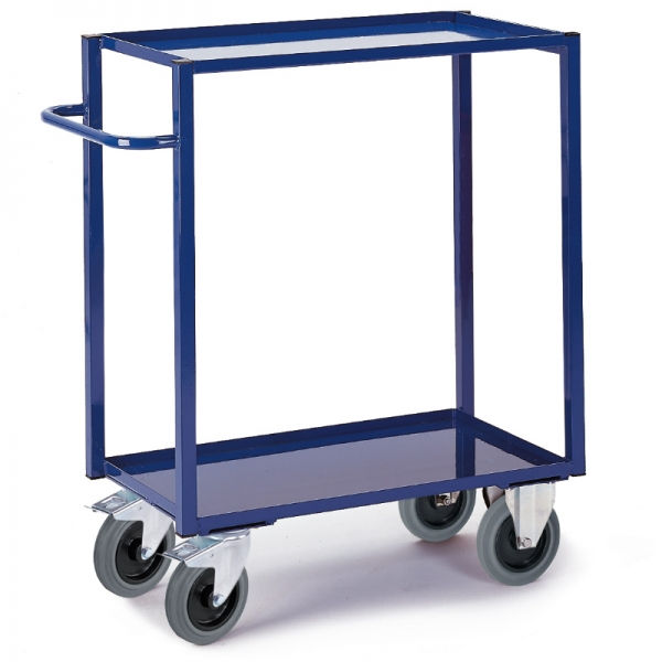 Hoher Tischwagen Blechwanne (2 Etagen)