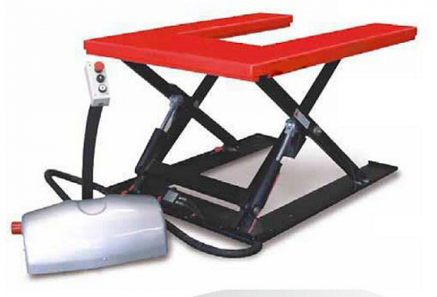 Hydr. Hub-Flachtisch für Standardpaletten