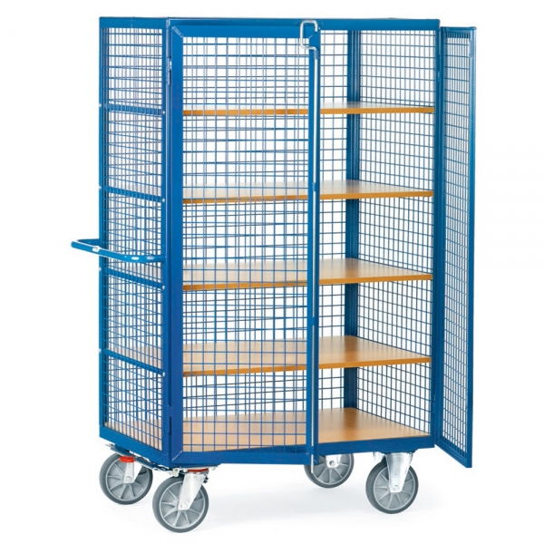 Kastenwagen 750 kg mit Doppelflügeltür und Stangenverschluss