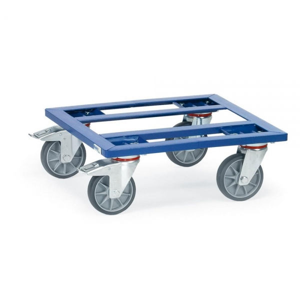 Kistenroller mit offenem Rahmen, 400 kg, Ladefläche 500x500 mm