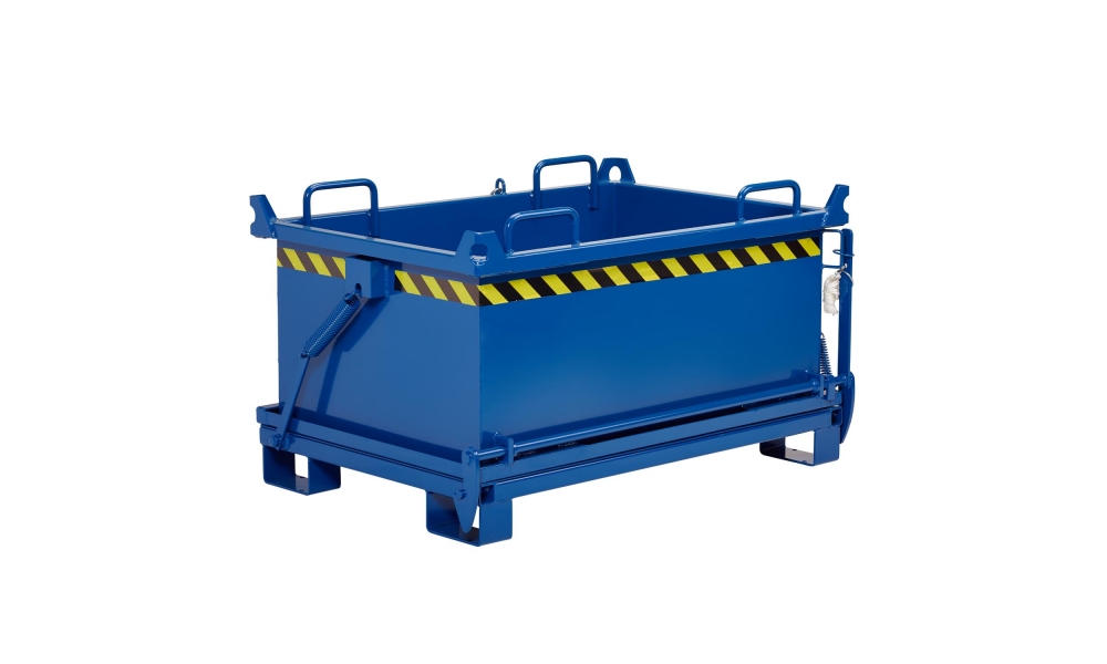 Klappbodenbehälter, 1000 kg Traglast, Inhalt 0,5cbm, BxTxH 1370x910x770mm