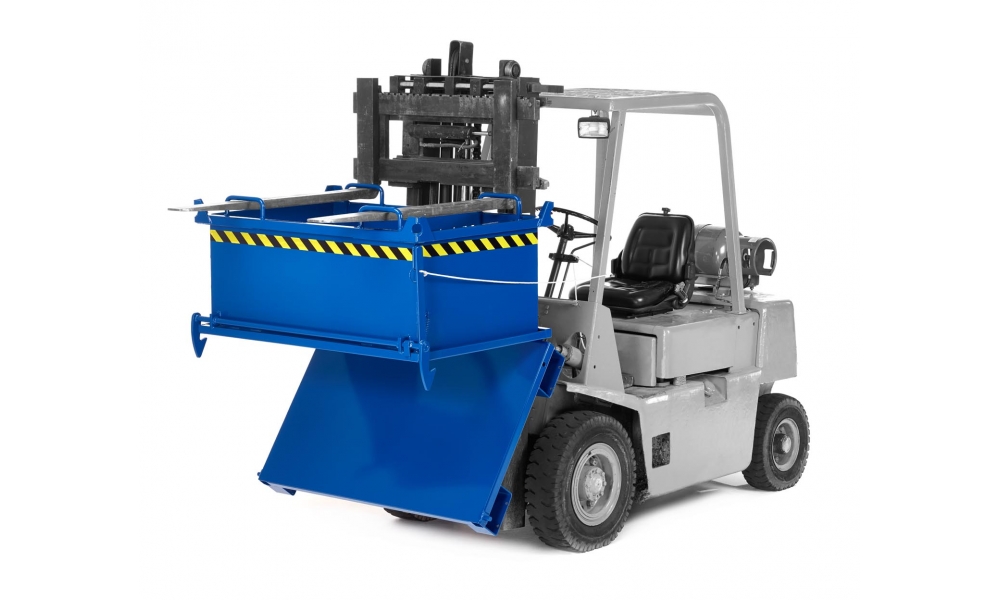 Klappbodenbehälter, 1250 kg Traglast, Inhalt 1cbm, BxTxH 1370x910x1300mm-2