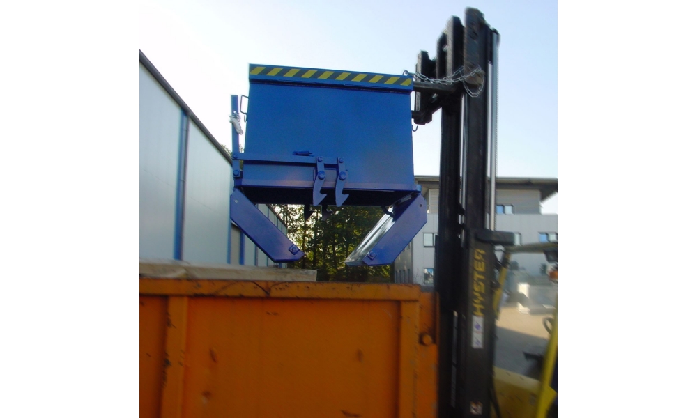 Klappbodenbehälter, 2000 kg Traglast, Inhalt 1,25cbm, BxTxH 1470x1350x1000mm-3