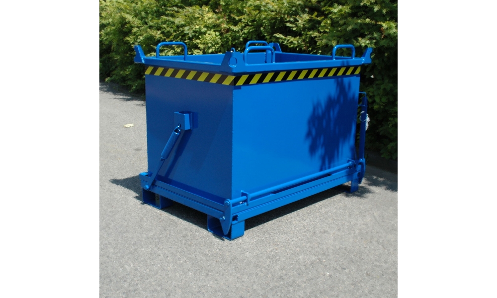 Klappbodenbehälter, 2000 kg Traglast, Inhalt 2cbm, BxTxH 2600x910x1300mm-3
