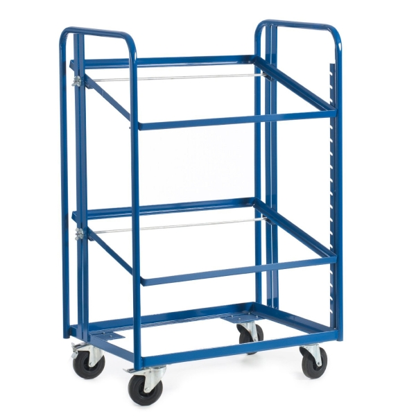 Kommissionierwagen für Euronorm-Kästen, 200 kg Tragkraft