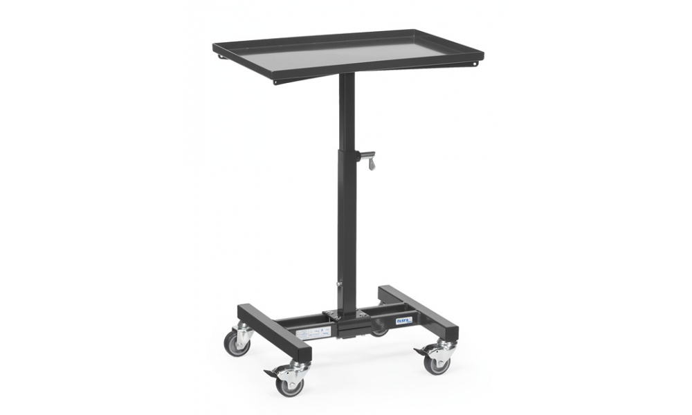 Materialständer in Anthrazitgrau (RAL 7016) 150 kg, höhenverstellbar von 695-970 mm