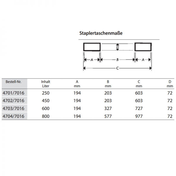 Muldenkipper, 250 bis 800 l Inhalt, anthrazitgrau-3