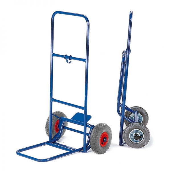 Paketroller, 150 kg Tragkraft, mit anklappbarer Schaufel