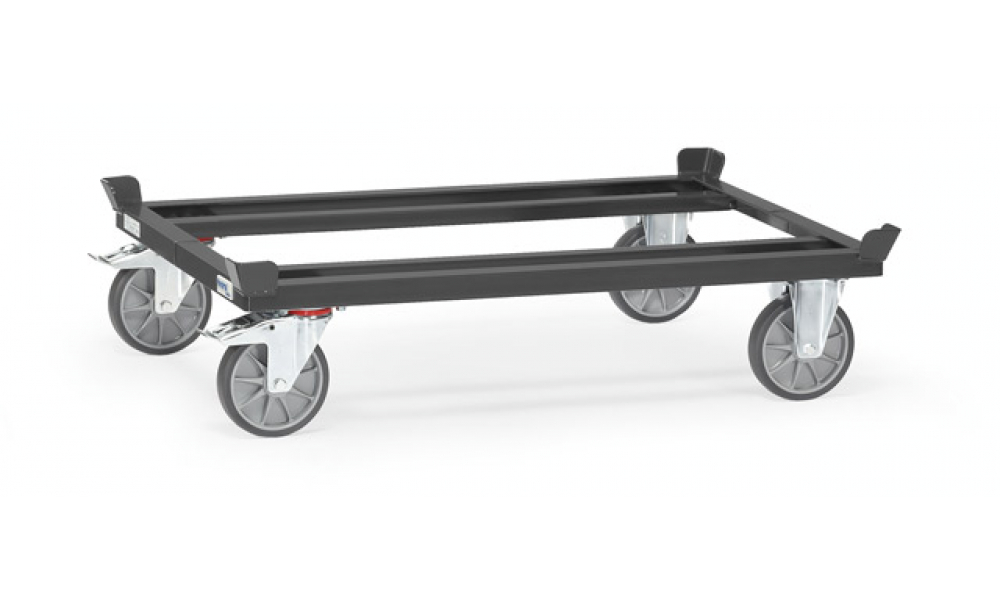 Paletten-Fahrgestell in Anthrazitgrau (RAL 7016) 750 kg Tragkraft