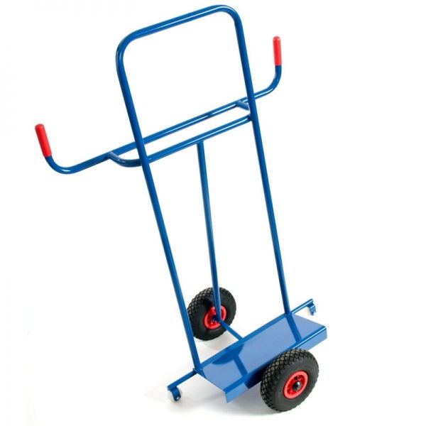 Plattenkarre längs, 200kg Tragkraft, Vollgummireifen 250x60