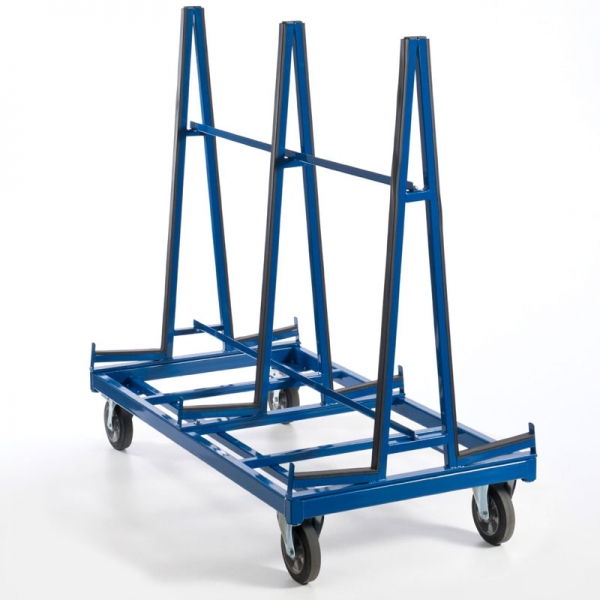 Plattenwagen mit zweiseitiger Auflagefläche, 1200 kg Tragkraft, 2x 1380x270 mm