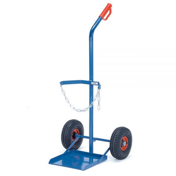 Stahlflaschenkarre 100 kg, für 1 Propangasflasche 33 kg Inhalt