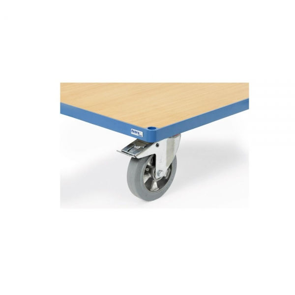 Räder mit Elastic-Bereifung blaugrau leichter, elastischer Lauf