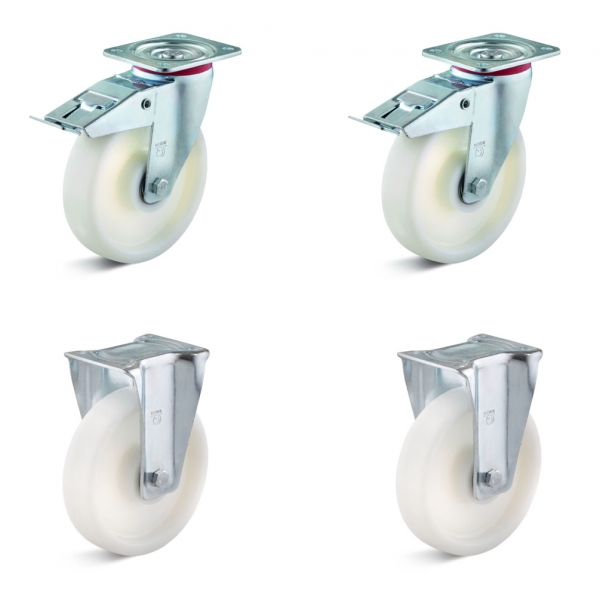 Radsatz, 2500 kg Traglast für KK100 bis KK150