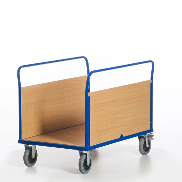 Zweiwandwagen 500 kg Tragkraft, LxB 1000x700 mm Ladefläche