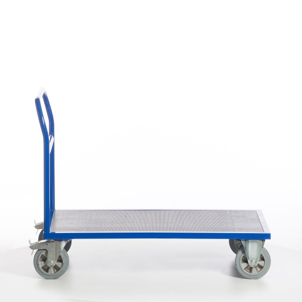 schwerer Schiebebügelwagen, LxB 1200x800 mm Ladefläche, 1200 kg Tragkraft