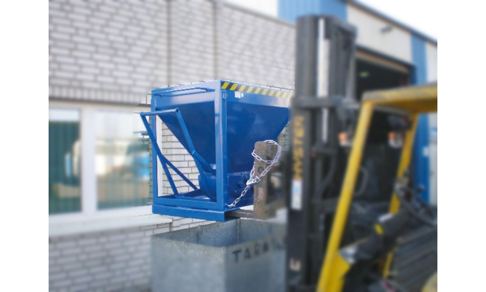 Silowagen, 600 kg Traglast, Inhalt 600l, BxTxH 1200x800x1280mm-2