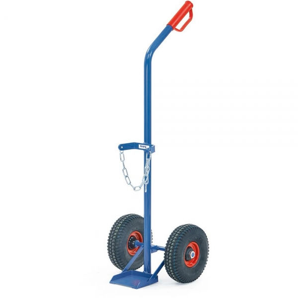 Stahlflaschenkarre 100 kg, für 1 Stahlflasche 10 Liter Inhalt