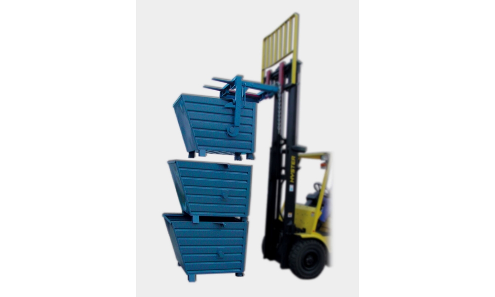 Stapelkipper, 2000 kg Traglast, Inhalt 0,9cbm, BxTxH 1000x1200x900mm-2