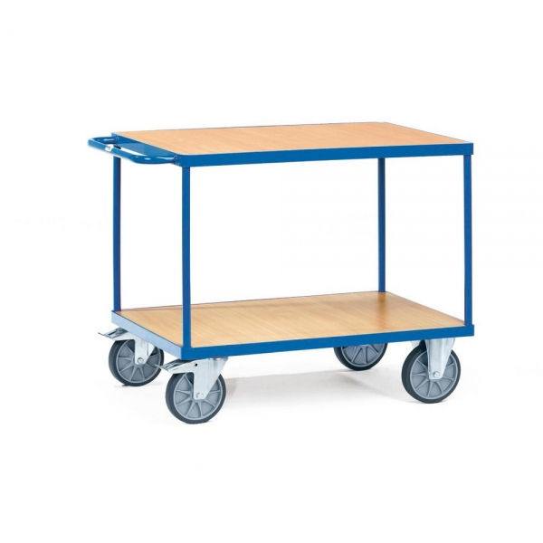 Tischwagen mit 2 Holz-Böden, 500-600 kg Tragkraft
